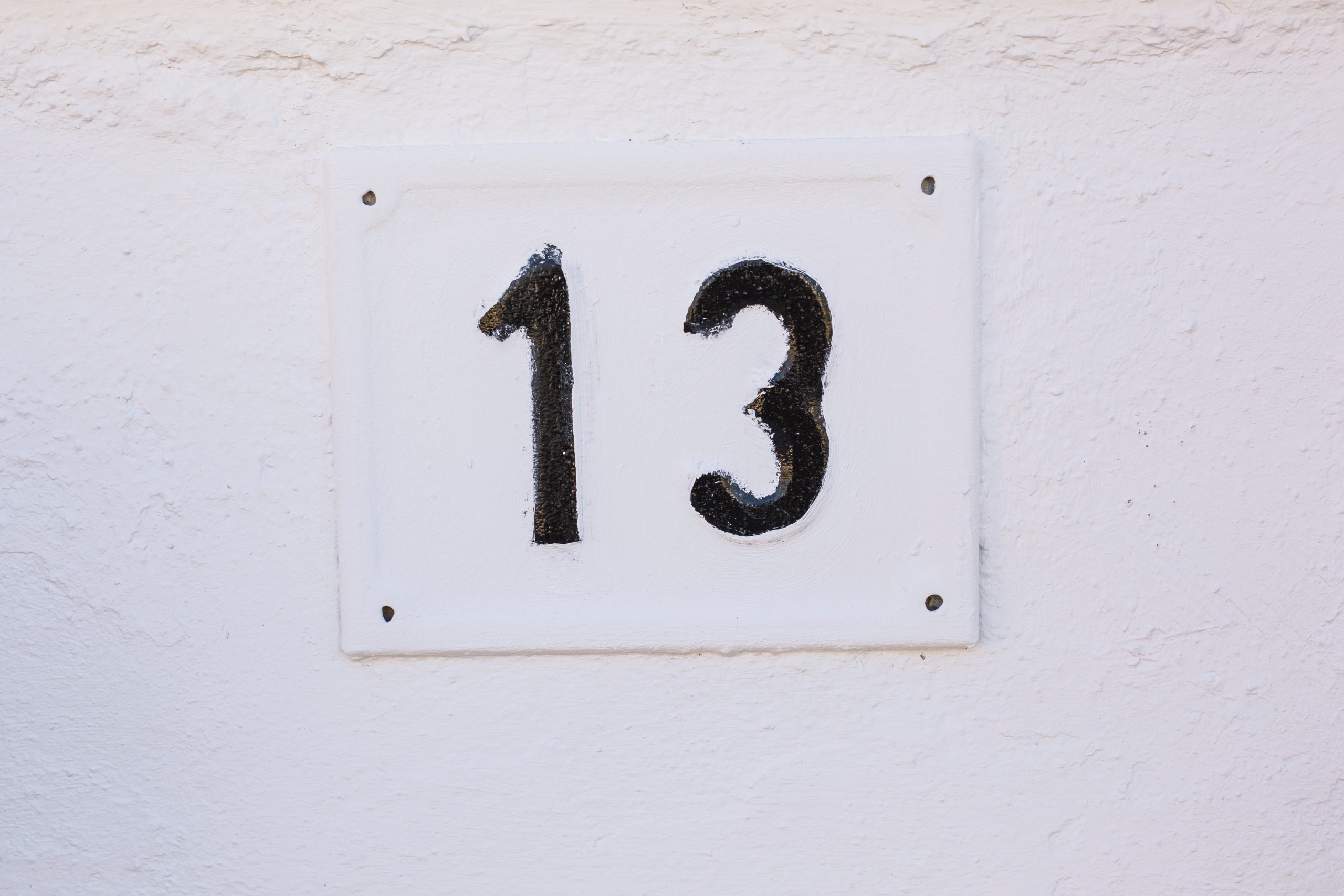 the number 13, representing internal and external triggers examples for addiction